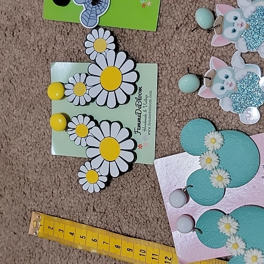Colorful Disney Earrings Lot - Picture 3 of 3